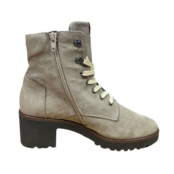 Ron White Vandra Nubuck Leather Ankle Boots - Khaki - Size 39 (8-8.5) - Picture 4 of 9